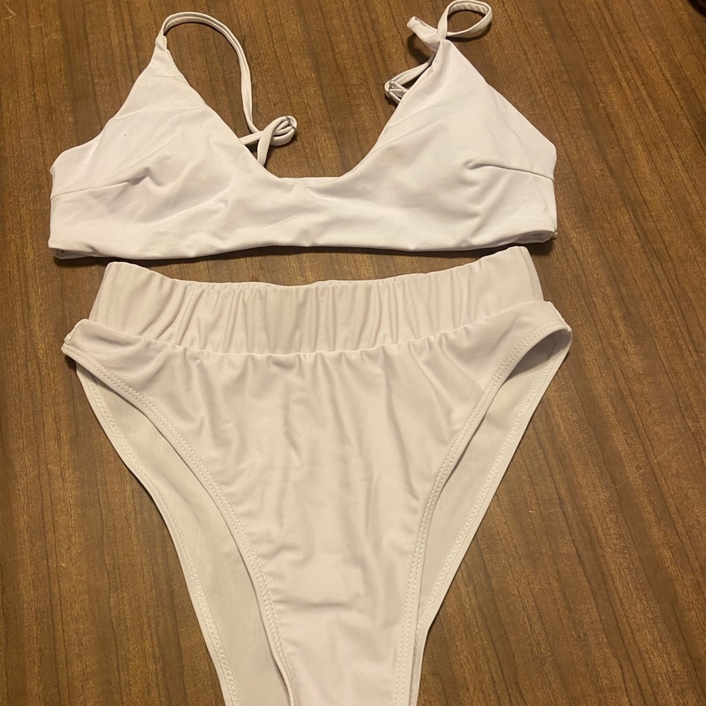 White SHEIN bikini